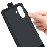 Custodia per telefono in pelle con vibrazione verticale R64 Texture, For Samsung Galaxy A37 5G, For Samsung Galaxy A27 5G, For Samsung Galaxy S25 FE 5G, For Samsung Galaxy A07 4G, For Samsung Galaxy S25 Edge 5G, For Samsung Galaxy A06 5G