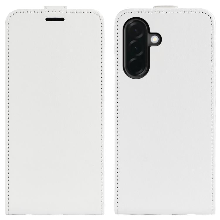 Custodia per telefono in pelle con vibrazione verticale R64 Texture, For Samsung Galaxy A37 5G, For Samsung Galaxy A27 5G, For Samsung Galaxy S25 FE 5G, For Samsung Galaxy A07 4G, For Samsung Galaxy S25 Edge 5G, For Samsung Galaxy A06 5G