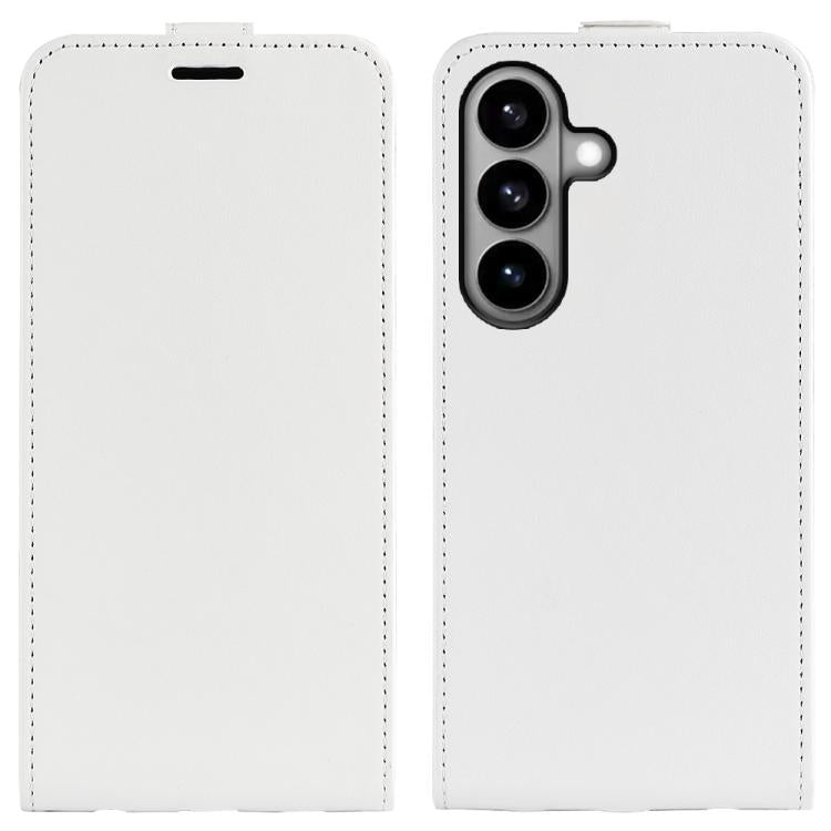 Custodia per telefono in pelle con vibrazione verticale R64 Texture, For Galaxy S26 FE 5G, For Galaxy S26+ 5G, For Galaxy S26 Edge 5G, For Galaxy S26 Ultra 5G, For Galaxy S26 5G, For Samsung Galaxy A57 5G