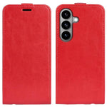Custodia per telefono in pelle con vibrazione verticale R64 Texture, For Galaxy S26 FE 5G, For Galaxy S26+ 5G, For Galaxy S26 Edge 5G, For Galaxy S26 Ultra 5G, For Galaxy S26 5G, For Samsung Galaxy A57 5G