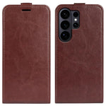 Custodia per telefono in pelle con vibrazione verticale R64 Texture, For Galaxy S26 FE 5G, For Galaxy S26+ 5G, For Galaxy S26 Edge 5G, For Galaxy S26 Ultra 5G, For Galaxy S26 5G, For Samsung Galaxy A57 5G