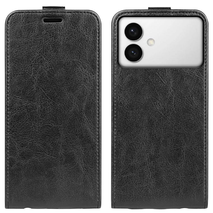 Custodia per telefono in pelle con vibrazione verticale R64 Texture, For Galaxy S26 FE 5G, For Galaxy S26+ 5G, For Galaxy S26 Edge 5G, For Galaxy S26 Ultra 5G, For Galaxy S26 5G, For Samsung Galaxy A57 5G