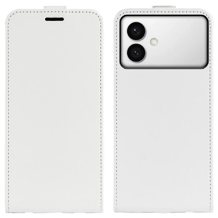 Custodia per telefono in pelle con vibrazione verticale R64 Texture, For Galaxy S26 FE 5G, For Galaxy S26+ 5G, For Galaxy S26 Edge 5G, For Galaxy S26 Ultra 5G, For Galaxy S26 5G, For Samsung Galaxy A57 5G