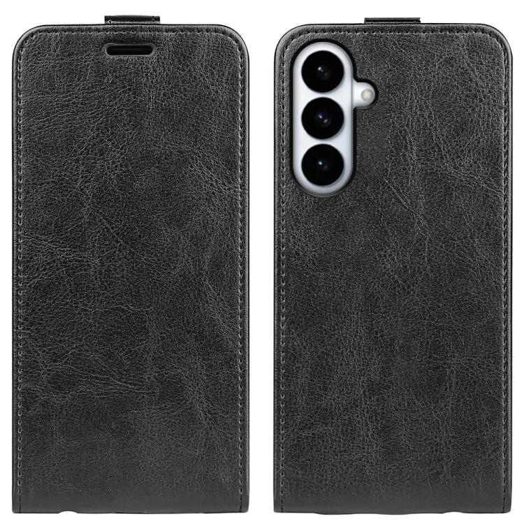 Custodia per telefono in pelle con vibrazione verticale R64 Texture, For Galaxy S26 FE 5G, For Galaxy S26+ 5G, For Galaxy S26 Edge 5G, For Galaxy S26 Ultra 5G, For Galaxy S26 5G, For Samsung Galaxy A57 5G