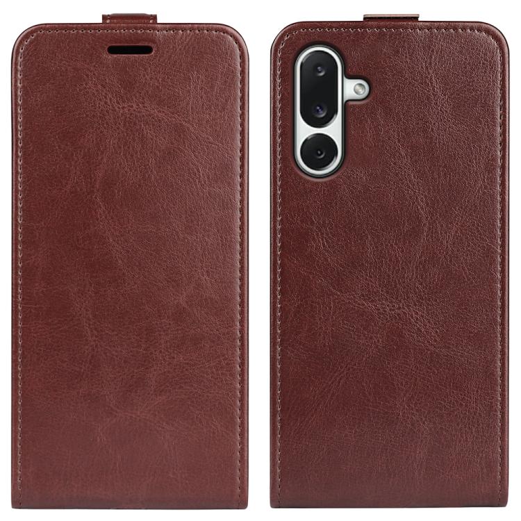 Custodia per telefono in pelle con vibrazione verticale R64 Texture, For Samsung Galaxy A05, For Samsung Galaxy A05s, For Samsung Galaxy M34 5G, For Samsung Galaxy S23 FE 5G, For Samsung Galaxy M36 5G / F36 5G, For Samsung Galaxy A17 5G