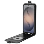 Custodia per telefono in pelle con vibrazione verticale R64 Texture, For Galaxy S26 FE 5G, For Galaxy S26+ 5G, For Galaxy S26 Edge 5G, For Galaxy S26 Ultra 5G, For Galaxy S26 5G, For Samsung Galaxy A57 5G