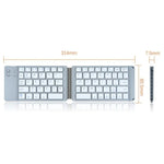 Tastiera Bluetooth BT18 Tastiera wireless pieghevole magnetica per telefoni cellulari Tablet Computer