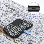M9 Mini tastiera wireless telecomando mouse tastiera combinata supporto touchpad vocale