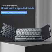 B099T Telefono cellulare Tablet Laptop Universale portatile pieghevole Touchpad Tastiera wireless Bluetooth, B099T