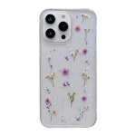 Custodia protettiva in TPU con motivo a fiori Gypsophila, For iPhone 17e / 16e, For iPhone 16 Pro Max, For iPhone 16 Pro, For iPhone 16 Plus, For iPhone 16, For iPhone 15 Pro Max