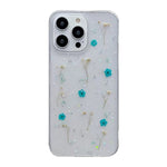 Custodia protettiva in TPU con motivo a fiori Gypsophila, For iPhone 17e / 16e, For iPhone 16 Pro Max, For iPhone 16 Pro, For iPhone 16 Plus, For iPhone 16, For iPhone 15 Pro Max
