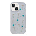 Custodia protettiva in TPU con motivo a fiori Gypsophila, For iPhone 15 Pro, For iPhone 15 Plus, For iPhone 15