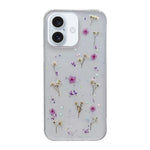 Custodia protettiva in TPU con motivo a fiori Gypsophila, For iPhone 17e / 16e, For iPhone 16 Pro Max, For iPhone 16 Pro, For iPhone 16 Plus, For iPhone 16, For iPhone 15 Pro Max