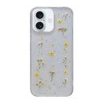 Custodia protettiva in TPU con motivo a fiori Gypsophila, For iPhone 17e / 16e, For iPhone 16 Pro Max, For iPhone 16 Pro, For iPhone 16 Plus, For iPhone 16, For iPhone 15 Pro Max