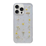 Custodia protettiva in TPU con motivo a fiori Gypsophila, For iPhone 17e / 16e, For iPhone 16 Pro Max, For iPhone 16 Pro, For iPhone 16 Plus, For iPhone 16, For iPhone 15 Pro Max