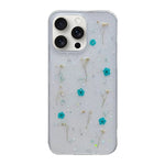 Custodia protettiva in TPU con motivo a fiori Gypsophila, For iPhone 17e / 16e, For iPhone 16 Pro Max, For iPhone 16 Pro, For iPhone 16 Plus, For iPhone 16, For iPhone 15 Pro Max