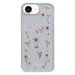 Custodia protettiva in TPU con motivo a fiori Gypsophila, For iPhone 17e / 16e, For iPhone 16 Pro Max, For iPhone 16 Pro, For iPhone 16 Plus, For iPhone 16, For iPhone 15 Pro Max