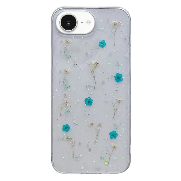 Custodia protettiva in TPU con motivo a fiori Gypsophila, For iPhone 17e / 16e, For iPhone 16 Pro Max, For iPhone 16 Pro, For iPhone 16 Plus, For iPhone 16, For iPhone 15 Pro Max