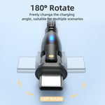Cavo ricarica rapida USB a Tipo C 3A con LED 1-2 metri