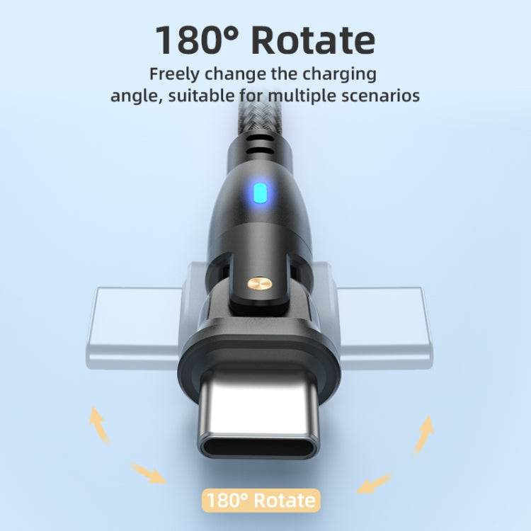 Cavo ricarica rapida USB a Tipo C 3A con LED 1-2 metri