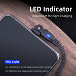 Cavo ricarica rapida USB a Tipo C 3A con LED 1-2 metri