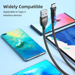 Cavo ricarica rapida USB a Tipo C 3A con LED 1-2 metri