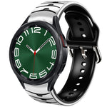Cinturino in silicone con trama curva, For Samsung Galaxy Watch 6 Classic 47mm