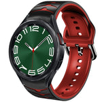 Cinturino in silicone con trama curva, For Samsung Galaxy Watch 6 Classic 47mm