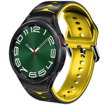 Cinturino in silicone con trama curva, For Samsung Galaxy Watch 6 Classic 47mm