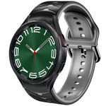Cinturino in silicone con trama curva, For Samsung Galaxy Watch 6 Classic 47mm