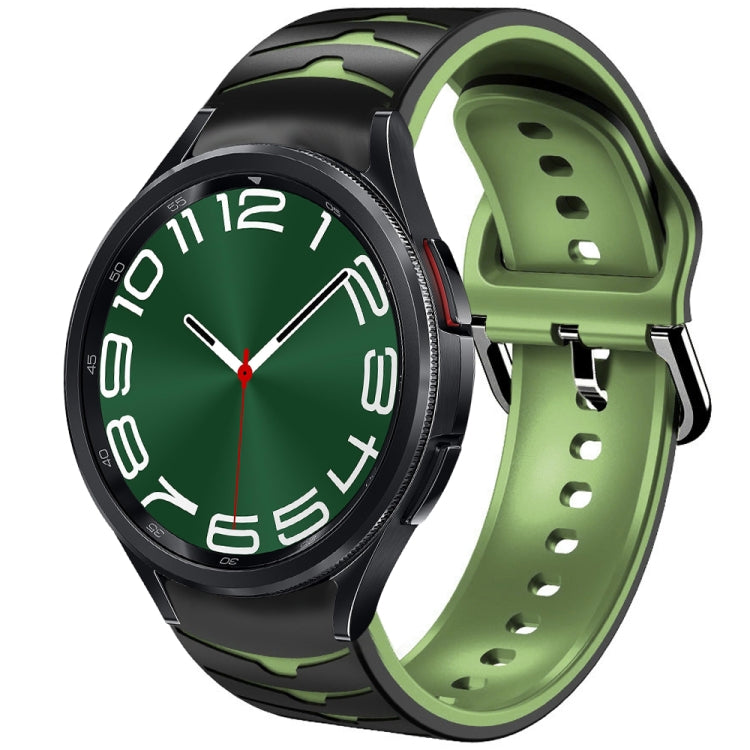 Cinturino in silicone con trama curva, For Samsung Galaxy Watch 6 Classic 47mm