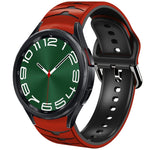 Cinturino in silicone con trama curva, For Samsung Galaxy Watch 6 Classic 47mm