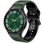 Cinturino in silicone con trama curva, For Samsung Galaxy Watch 6 Classic 47mm