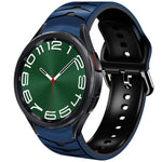Cinturino in silicone con trama curva, For Samsung Galaxy Watch 6 Classic 47mm