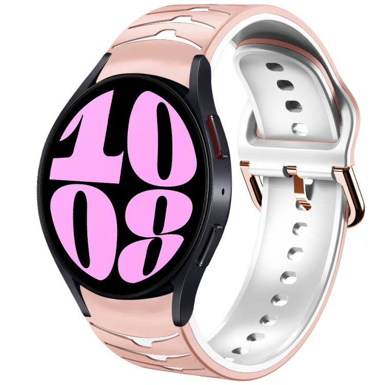 Cinturino in silicone con trama curva, For Samsung Galaxy Watch 6 44mm