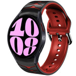Cinturino in silicone con trama curva, For Samsung Galaxy Watch 6 44mm