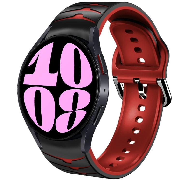 Cinturino in silicone con trama curva, For Samsung Galaxy Watch 6 44mm