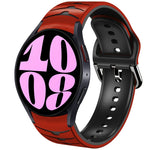 Cinturino in silicone con trama curva, For Samsung Galaxy Watch 6 44mm