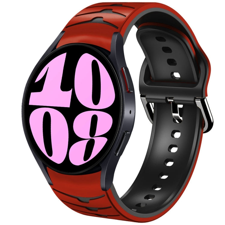 Cinturino in silicone con trama curva, For Samsung Galaxy Watch 6 44mm