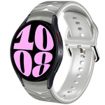 Cinturino in silicone con trama curva, For Samsung Galaxy Watch 6 44mm