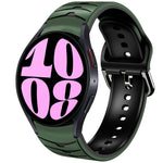 Cinturino in silicone con trama curva, For Samsung Galaxy Watch 6 44mm