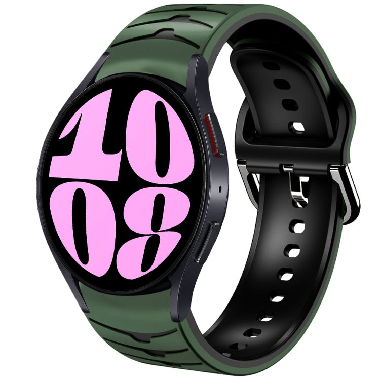 Cinturino in silicone con trama curva, For Samsung Galaxy Watch 6 44mm