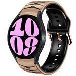 Cinturino in silicone con trama curva, For Samsung Galaxy Watch 6 44mm