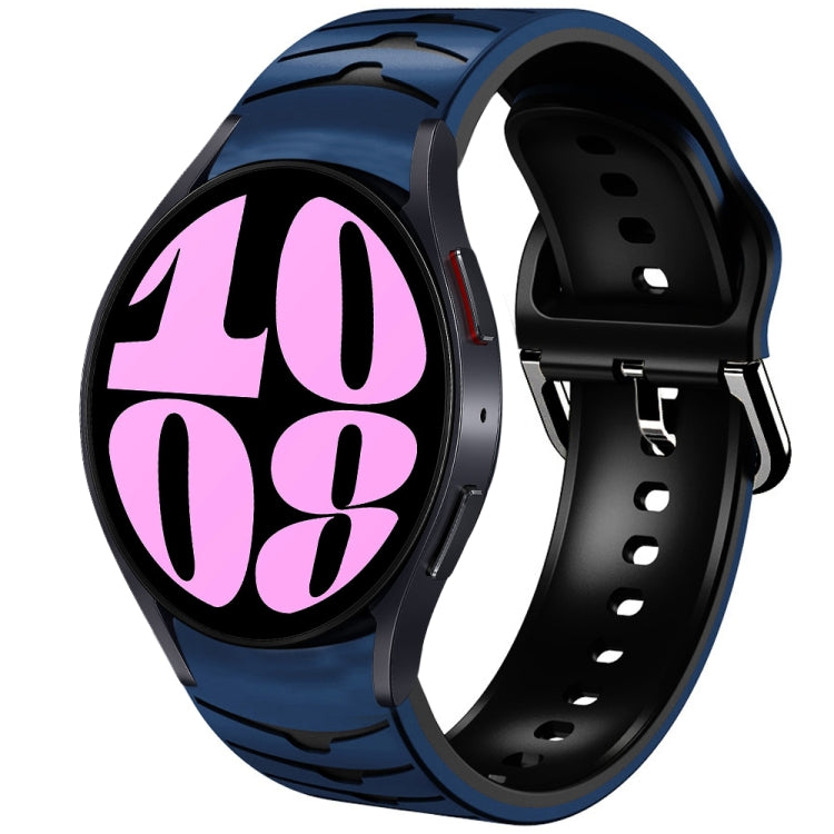 Cinturino in silicone con trama curva, For Samsung Galaxy Watch 6 44mm