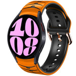 Cinturino in silicone con trama curva, For Samsung Galaxy Watch 6 40mm
