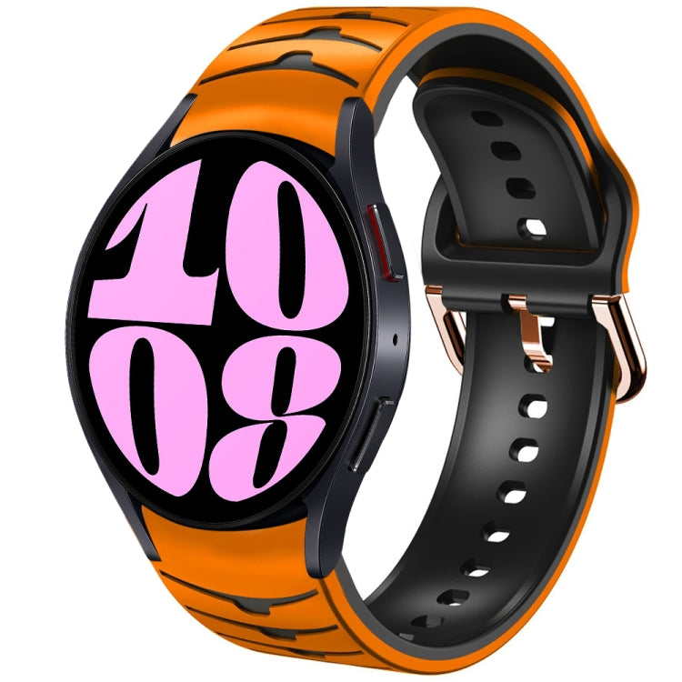 Cinturino in silicone con trama curva, For Samsung Galaxy Watch 6 40mm