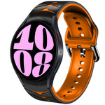 Cinturino in silicone con trama curva, For Samsung Galaxy Watch 6 40mm