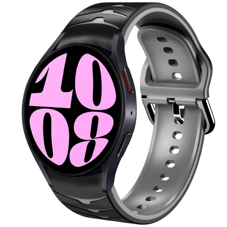 Cinturino in silicone con trama curva, For Samsung Galaxy Watch 6 40mm