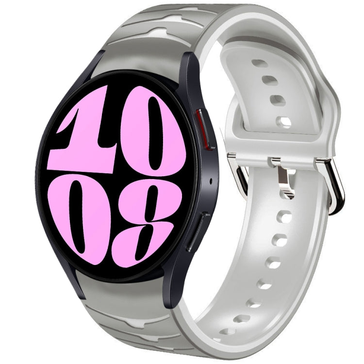 Cinturino in silicone con trama curva, For Samsung Galaxy Watch 6 40mm