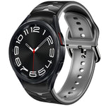 Cinturino in silicone con trama curva, For Samsung Galaxy Watch 6 Classic 43mm
